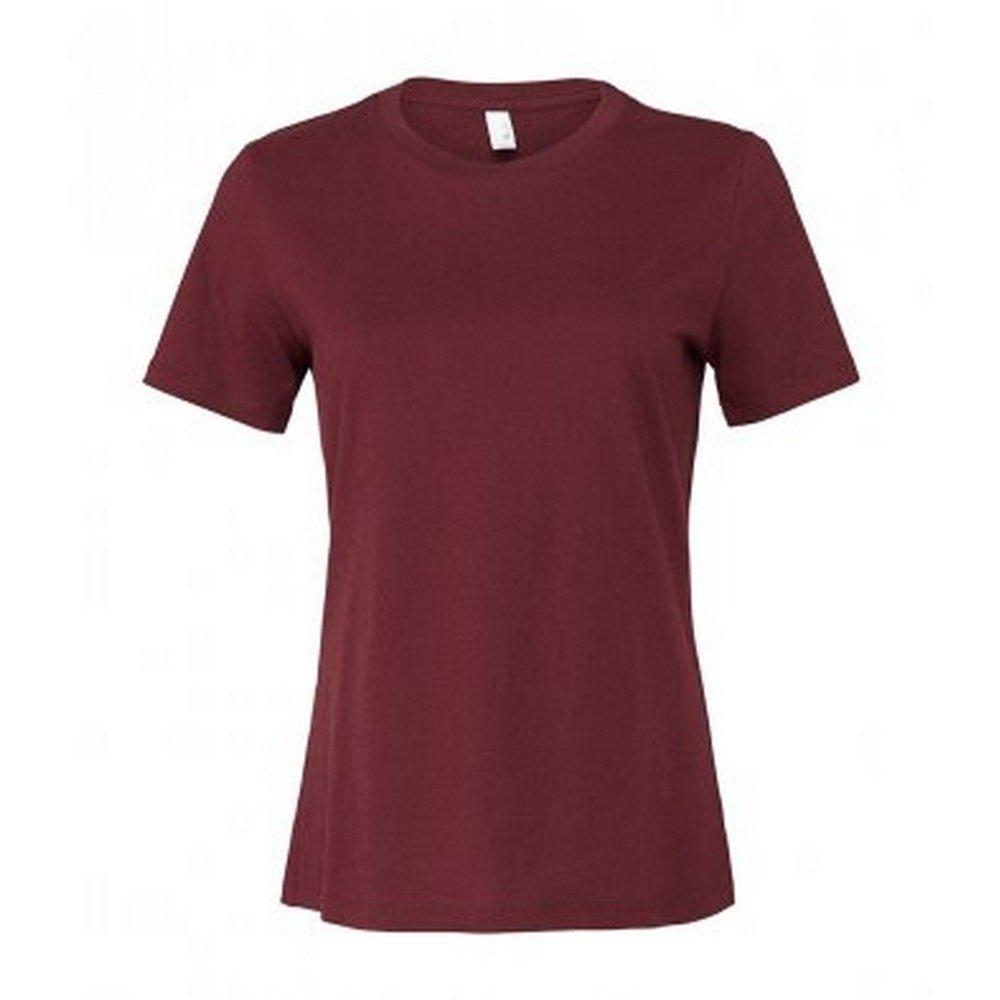 Image of Relaxed Jersey Tshirt Damen Bordeaux L