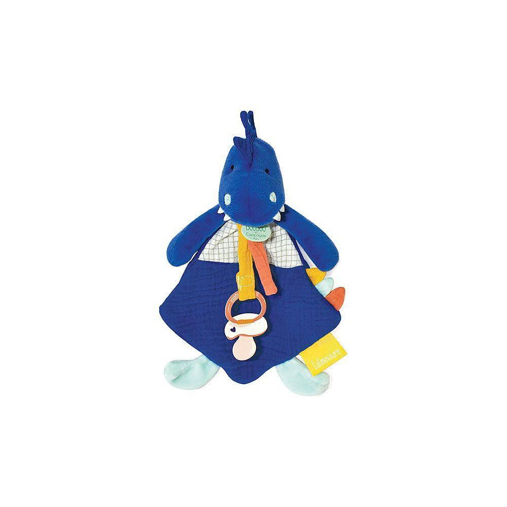 Image of Dino Sashou Schmusetuch mit Schnullerhalter (23cm)