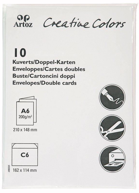 Image of ARTOZ Karten/Couverts Mosaic A6/C6, 10 Stück ARTOZ Karten/Couverts Mosaic A6/C6, 10 Stück