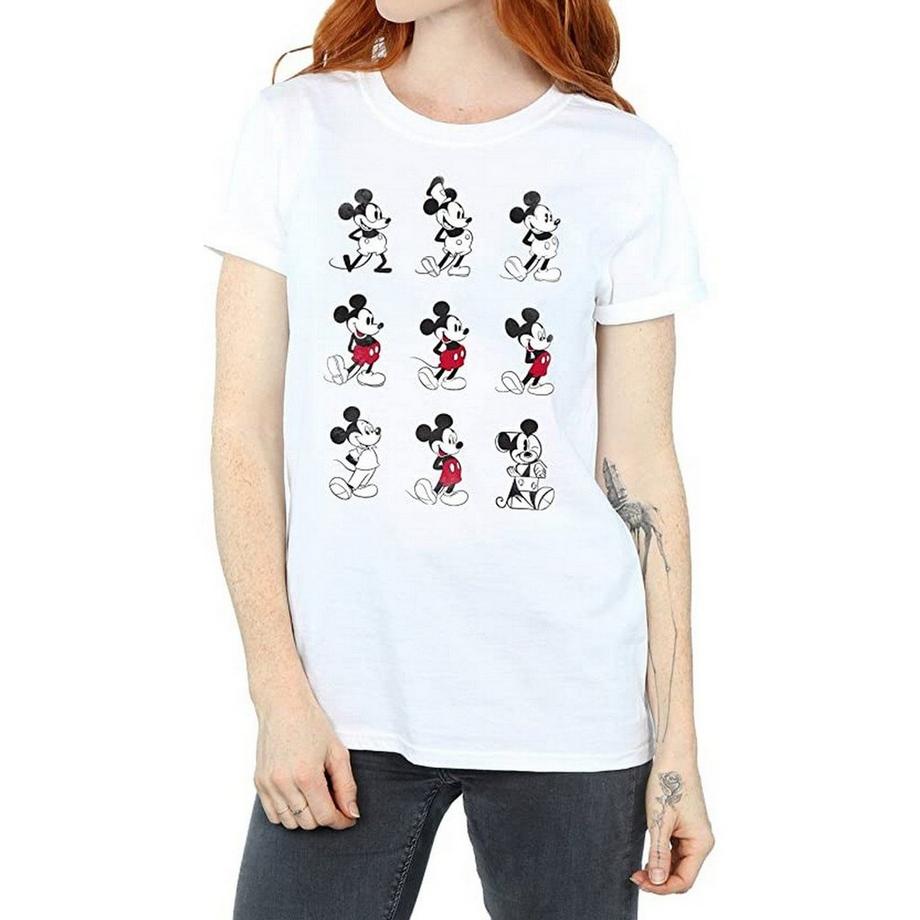 Disney Mickey Mouse Evolution Coupe Ample T-Shirt  