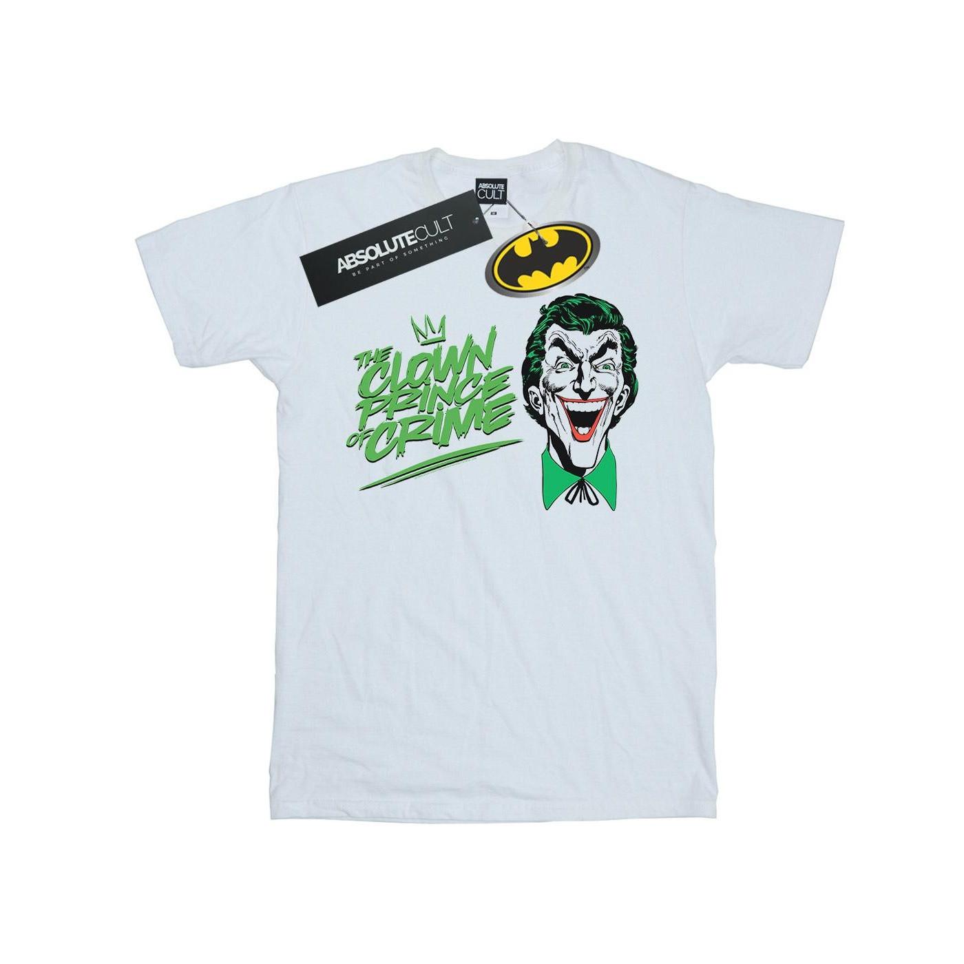 Image of Batman Joker The Clown Prince Of Crime Tshirt Jungen Weiss 140/146