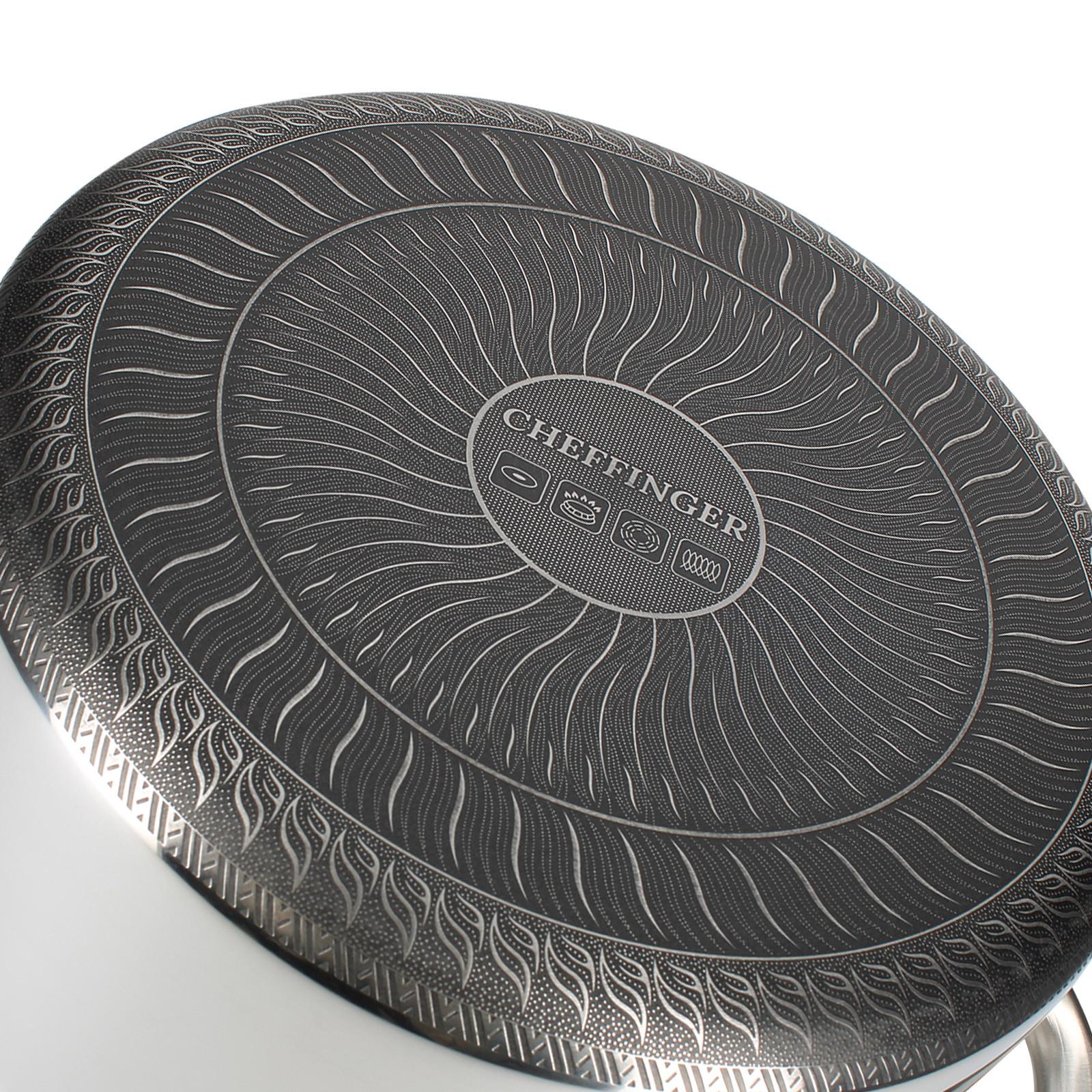 Cheffinger Pentola inox premium antiaderente 28 cm  