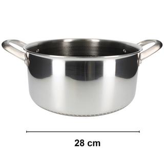 Cheffinger Pentola inox premium antiaderente 28 cm  