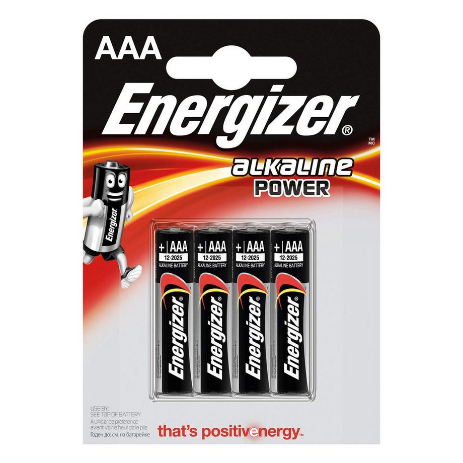 Energizer  ENERGIZER Batterie AAA/LR03 Alkaline Power 4er-Pack 