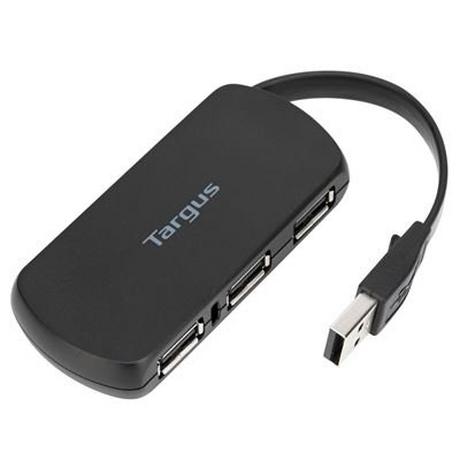 Targus  ACH114EU hub & concentrateur USB 2.0 480 Mbit/s Noir 