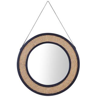 Beliani Miroir en Rotin Boho CAMBRAI  