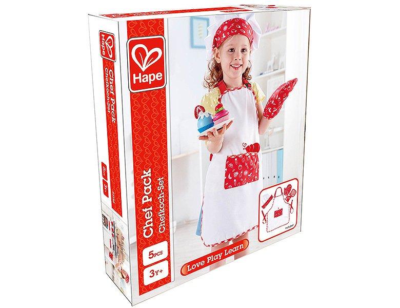 Hape  E3162 Chefkoch-Set, Küchenspielzeug 