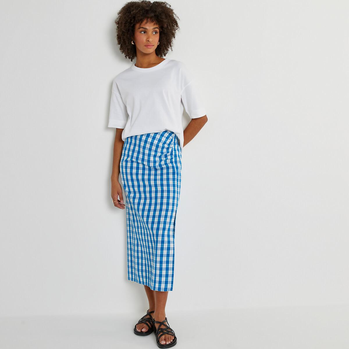 Image of Karierter Maxirock Damen 40