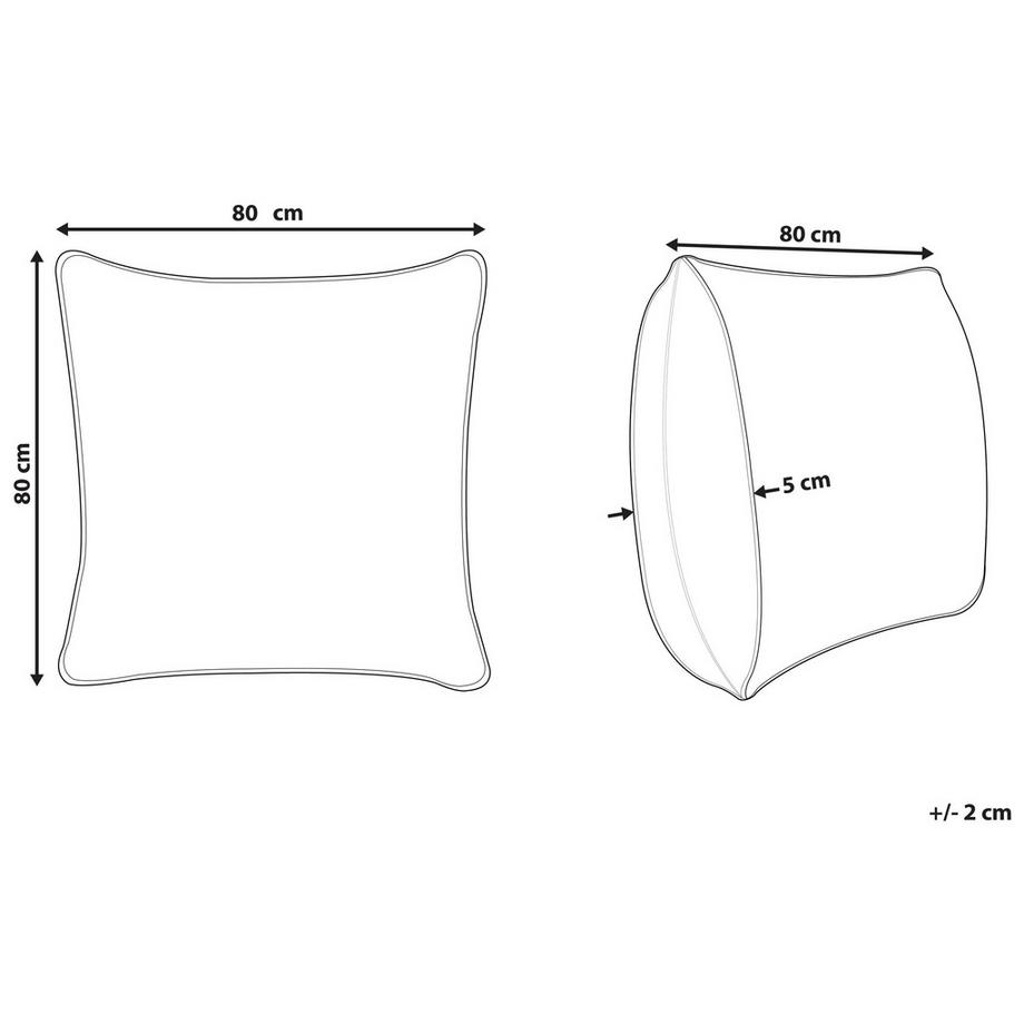 Beliani Aneto Guanciale in Cotone  
