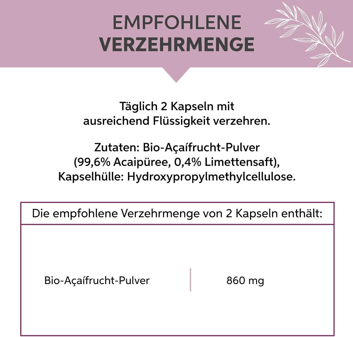 Eltabia  Bio Acai Kapseln 