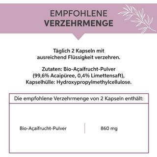 Eltabia  Bio Acai Kapseln 