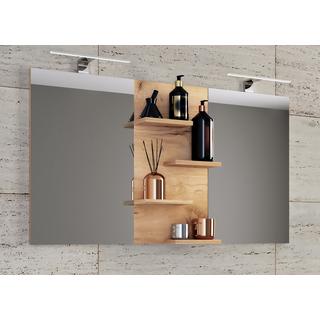 VCM Miroir de salle de bain large miroir mural miroir suspendu salle de bain miroir Budasi étagère  