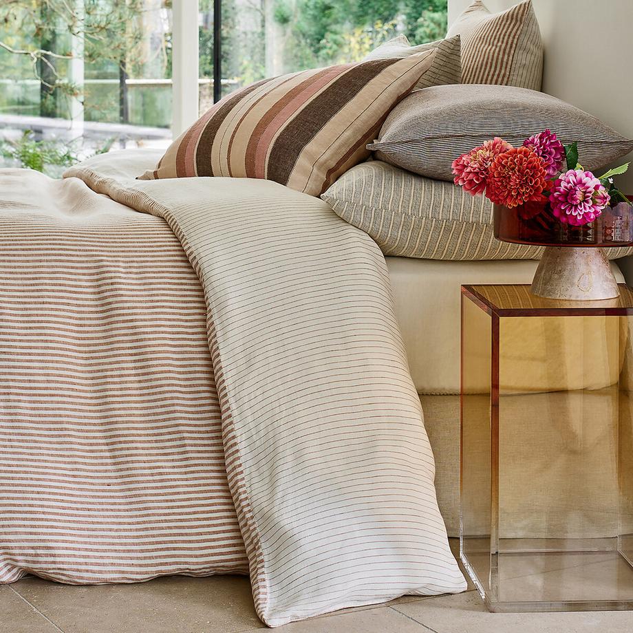 AM.PM Copripiumino a righe Deutzia  