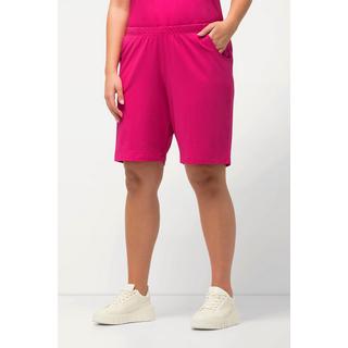 Ulla Popken  Short en jersey, poches et taille élastique 