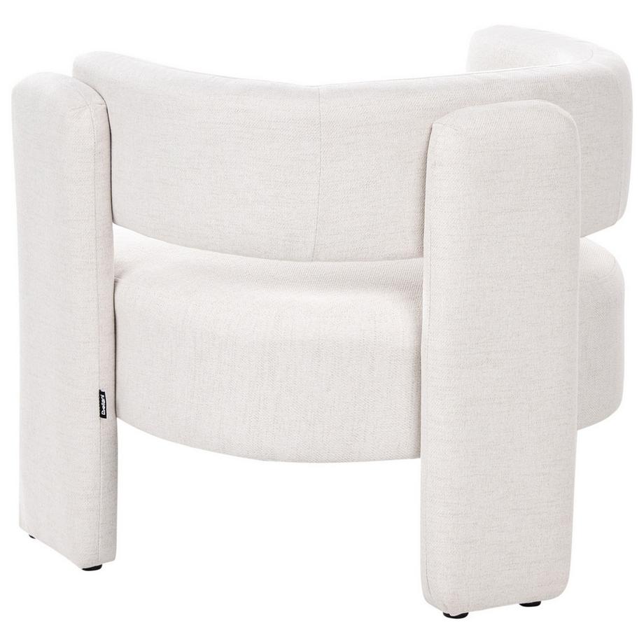 Beliani Fauteuil en Tissu Moderne MAGGEBY  