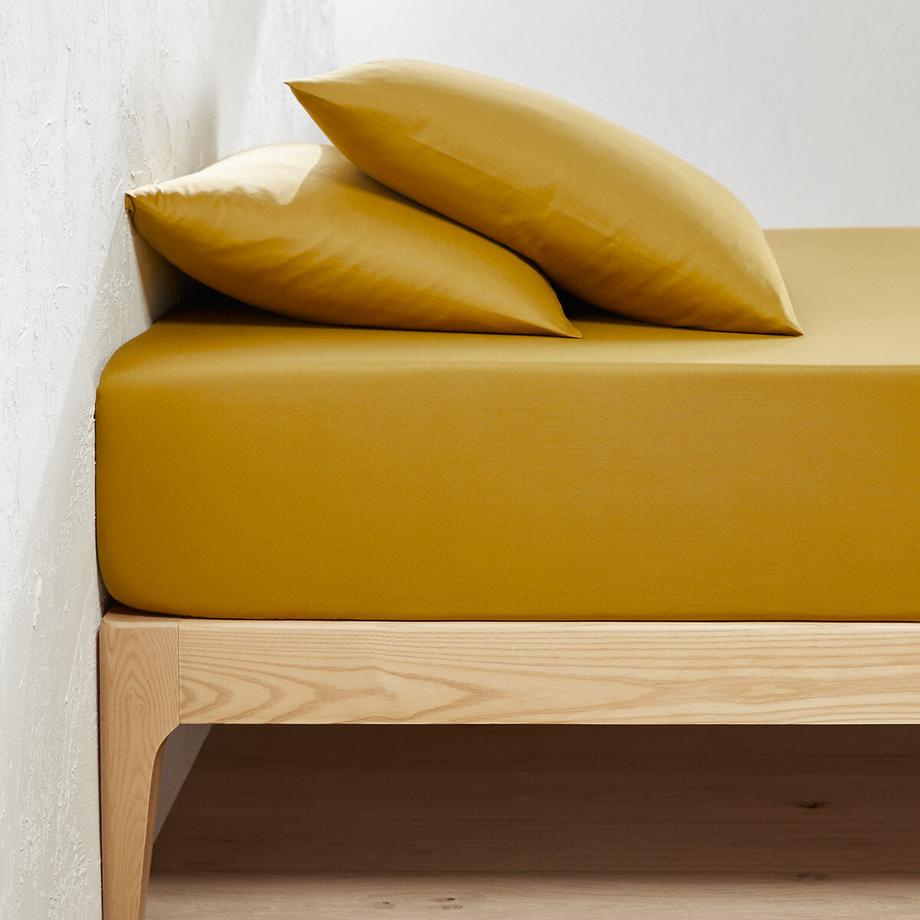 La Redoute Intérieurs Drap housse 30% coton recyclé bonnet 25  