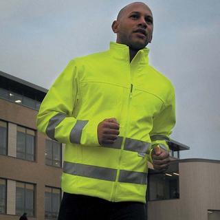 Result  Core Hi Vis Winter Softshell Jacke, Wasser und Wind abweisend 