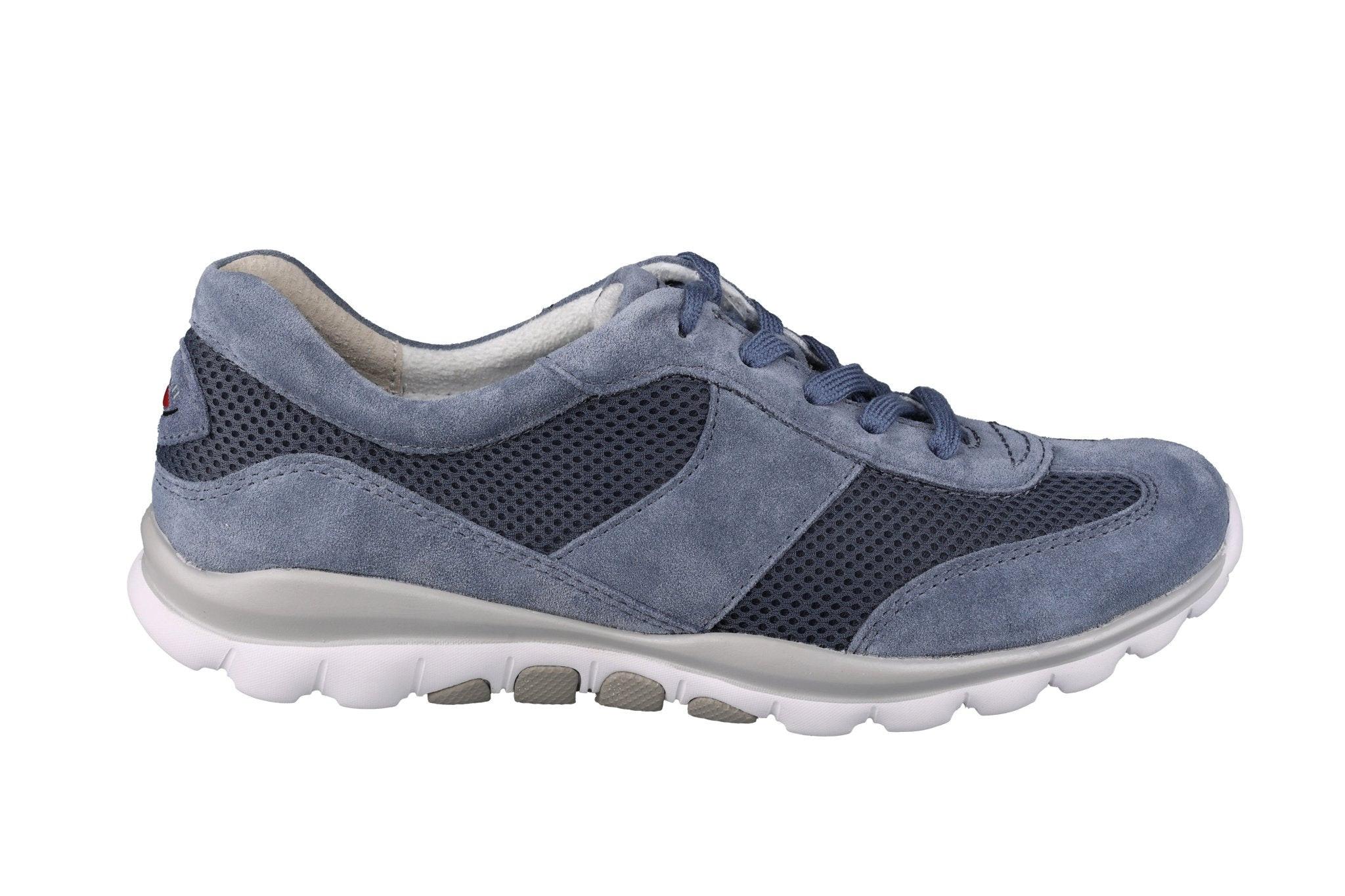 Image of 46.966.26 - Wildleder Wandersneaker Damen Blau 38.5