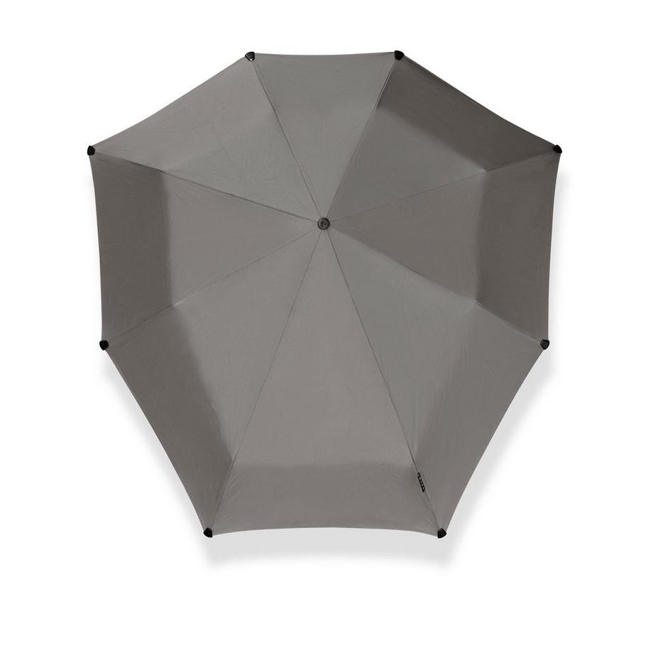 Senz  Senz Mini Automatic Foldable Storm Regenschirm, Silk Grau 
