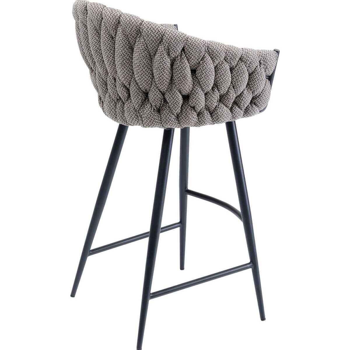 mutoni Chaise de bar Knot Tweed  