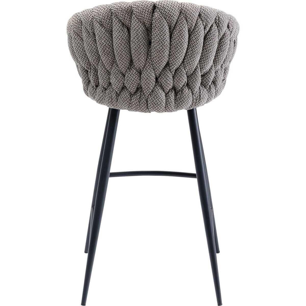 mutoni Chaise de bar Knot Tweed  