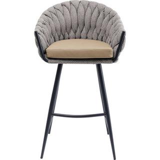 mutoni Chaise de bar Knot Tweed  