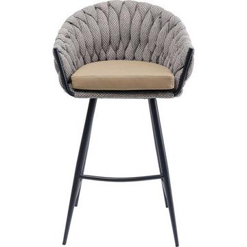 Chaise de bar Knot Tweed