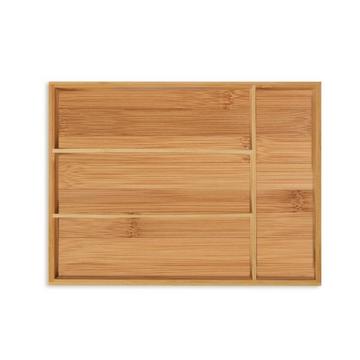 Scatola portaposate in bambù 4 scomparti