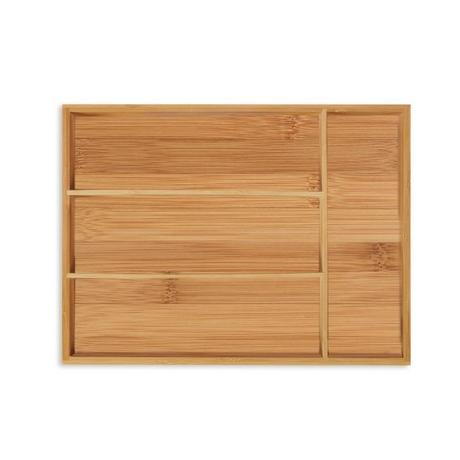 B2X Scatola portaposate in bambù 4 scomparti  