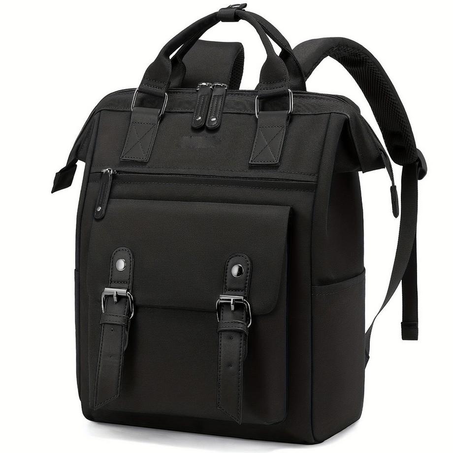 Stilvoller kleiner Laptop-Rucksack - Modischer College Daypack mit verstellbaren Trägern, robustem Reißverschluss und geräumigen Fächern