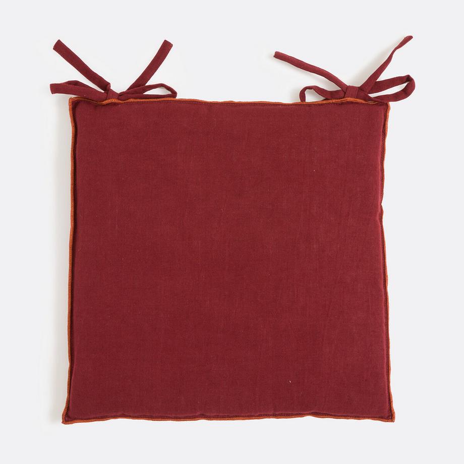 La Redoute Intérieurs Galette de chaise lin/coton  