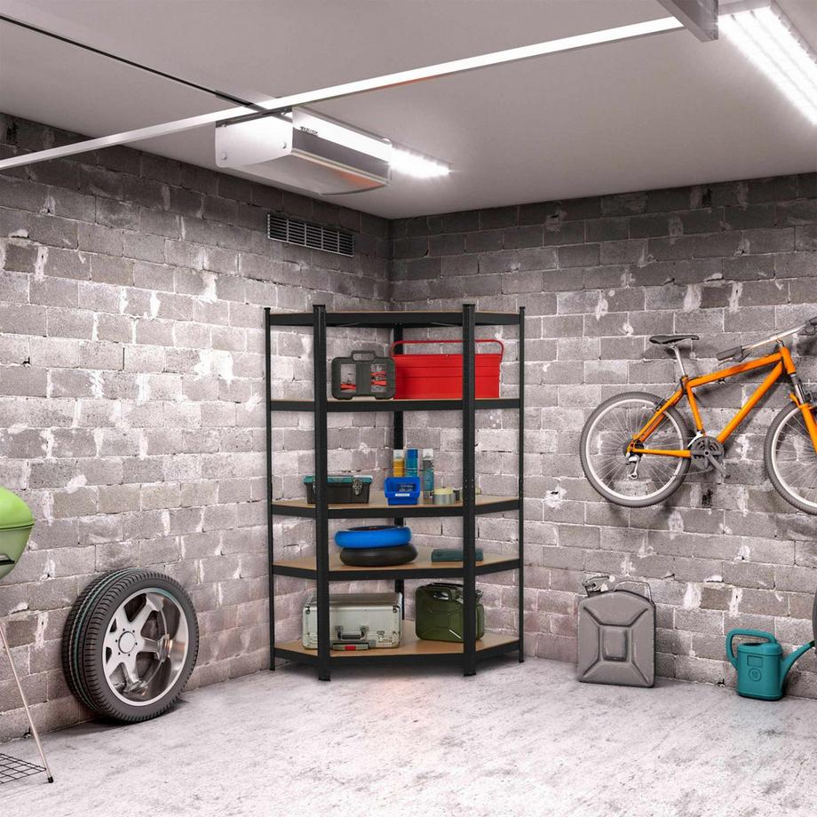 B2X Eckregal mit 5 Böden  