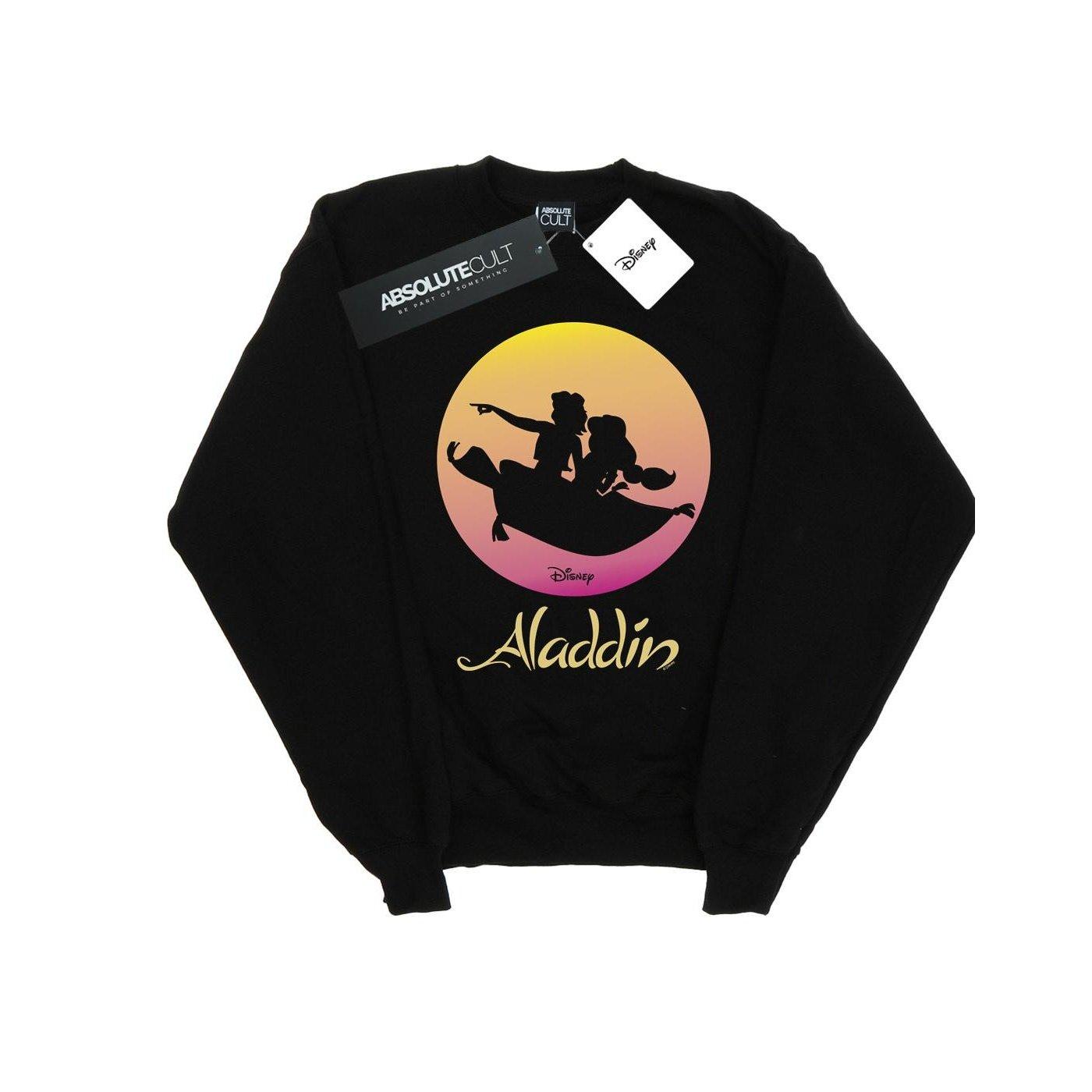 Image of Aladdin Flying Sunset Sweatshirt Unisex Schwarz 104