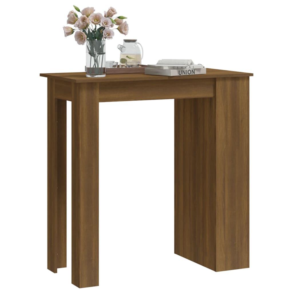 VidaXL Table de bar bois d'ingénierie  