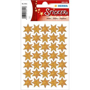 HERMA 3911 sticker decorativi Film Oro Permanente 35 pz