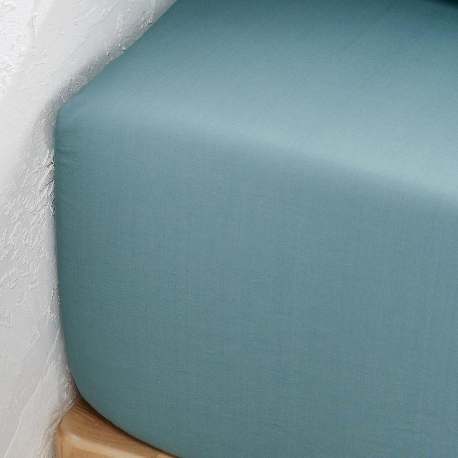 La Redoute Intérieurs Scenario Drap-housse uni en percale de coton bio  