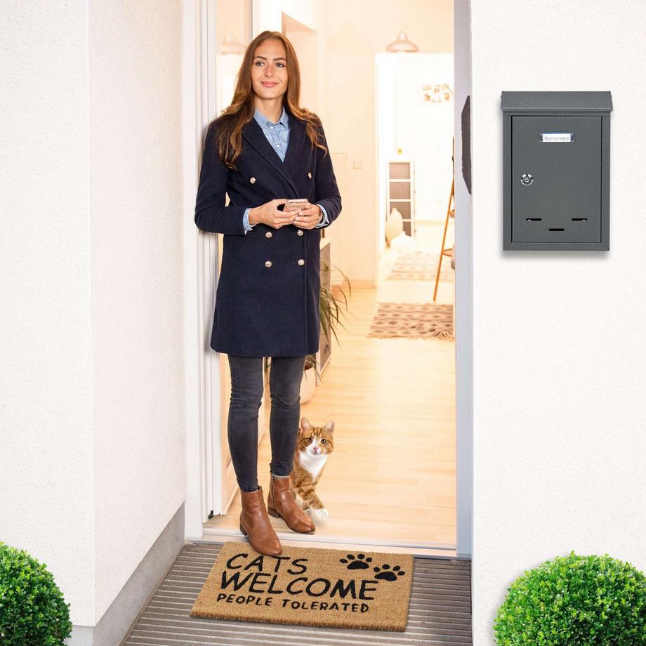 B2X Fußmatte Kokosfaser Cats Welcome  