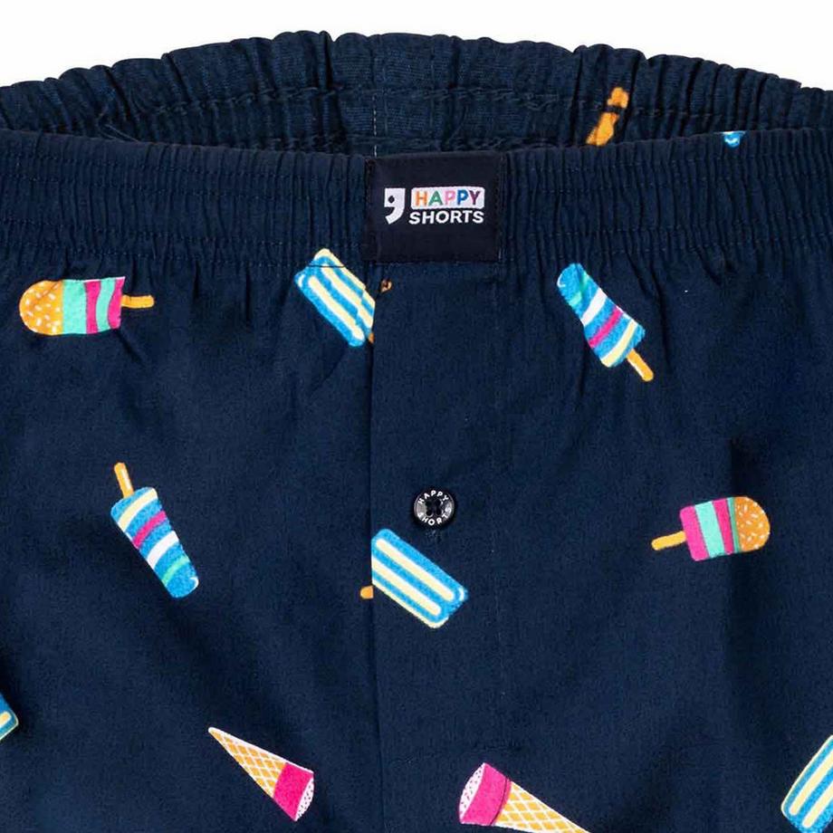 Happy Shorts Boxer tissé Pack de 1 Confortable à porter  