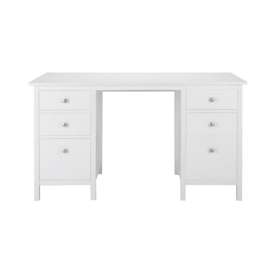 Vente-unique Schreibtisch Landhaus mit 4 Schubladen Stil Holz ALBANE  