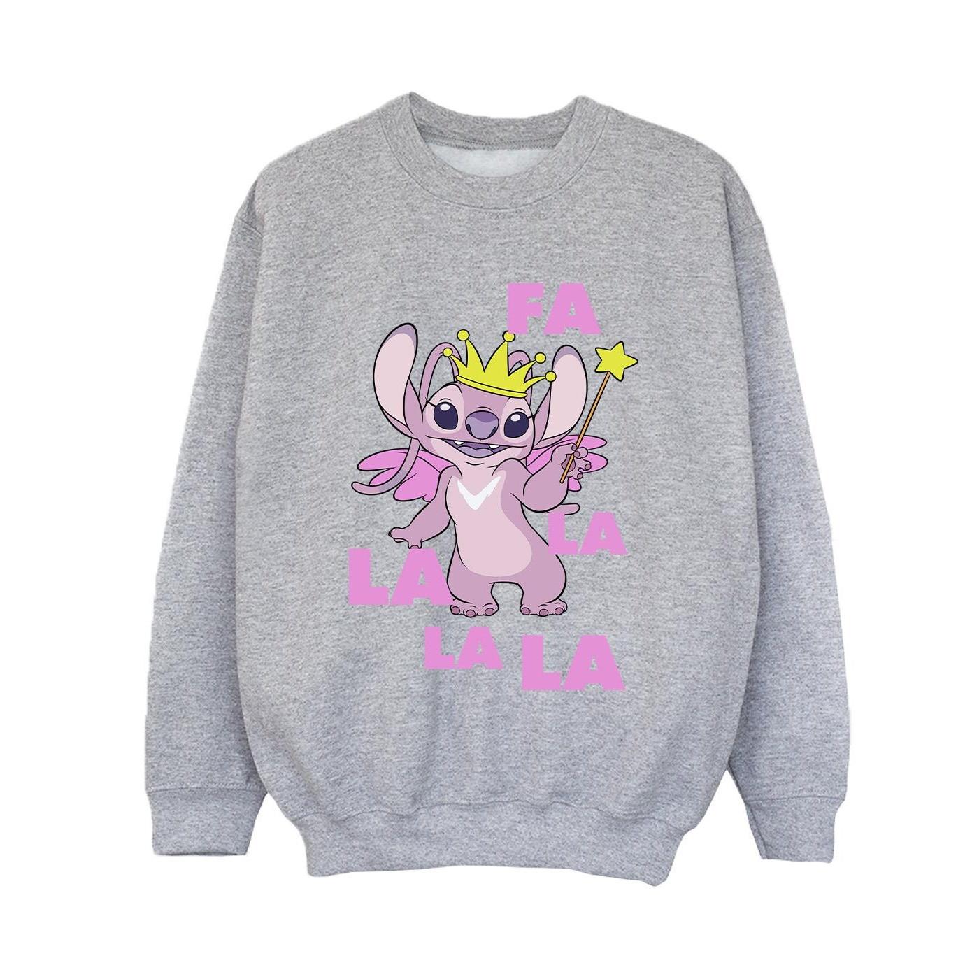 Disney  Angel Fa La La Sweatshirt 