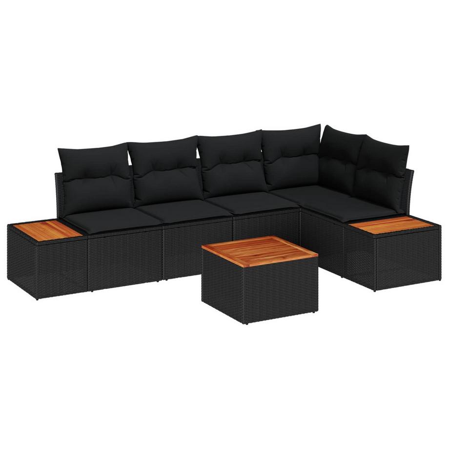 Set di divani da esterno Polyrattan