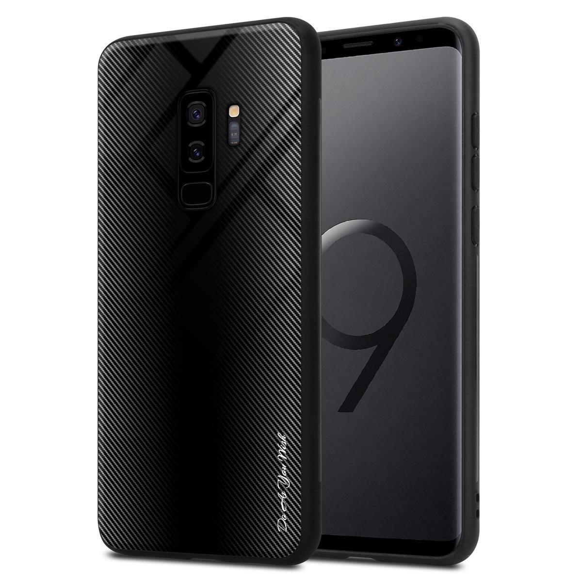 Cadorabo  Hülle für Samsung Galaxy S9 PLUS Streifen Optik 