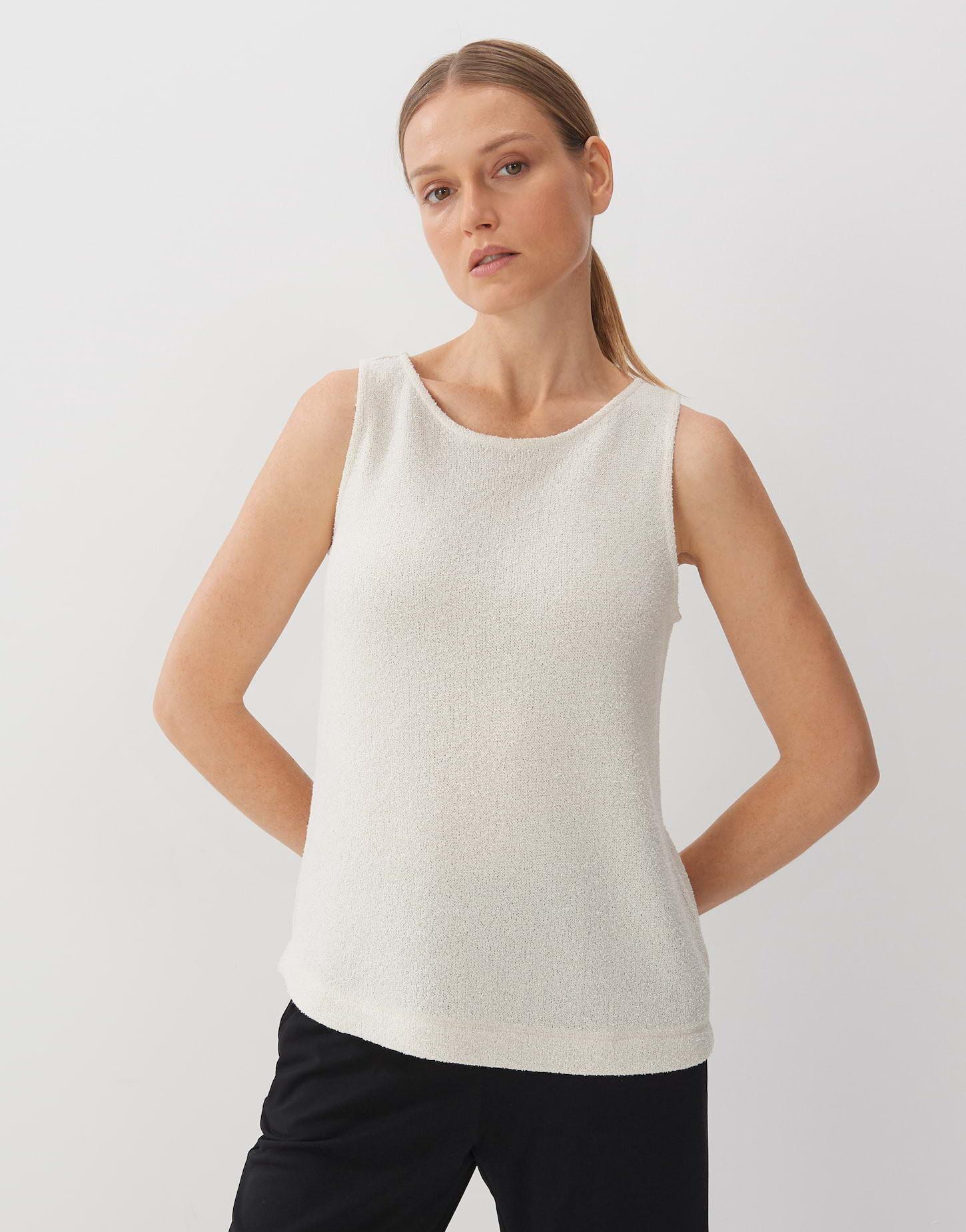 Image of Jerseytop Kamari Leicht Ausgestellt Damen Beige 38