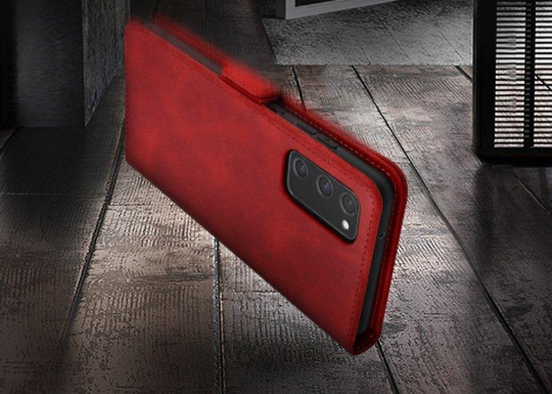 Avizar  Custodia Galaxy S20 FE Portafoglio rosso 