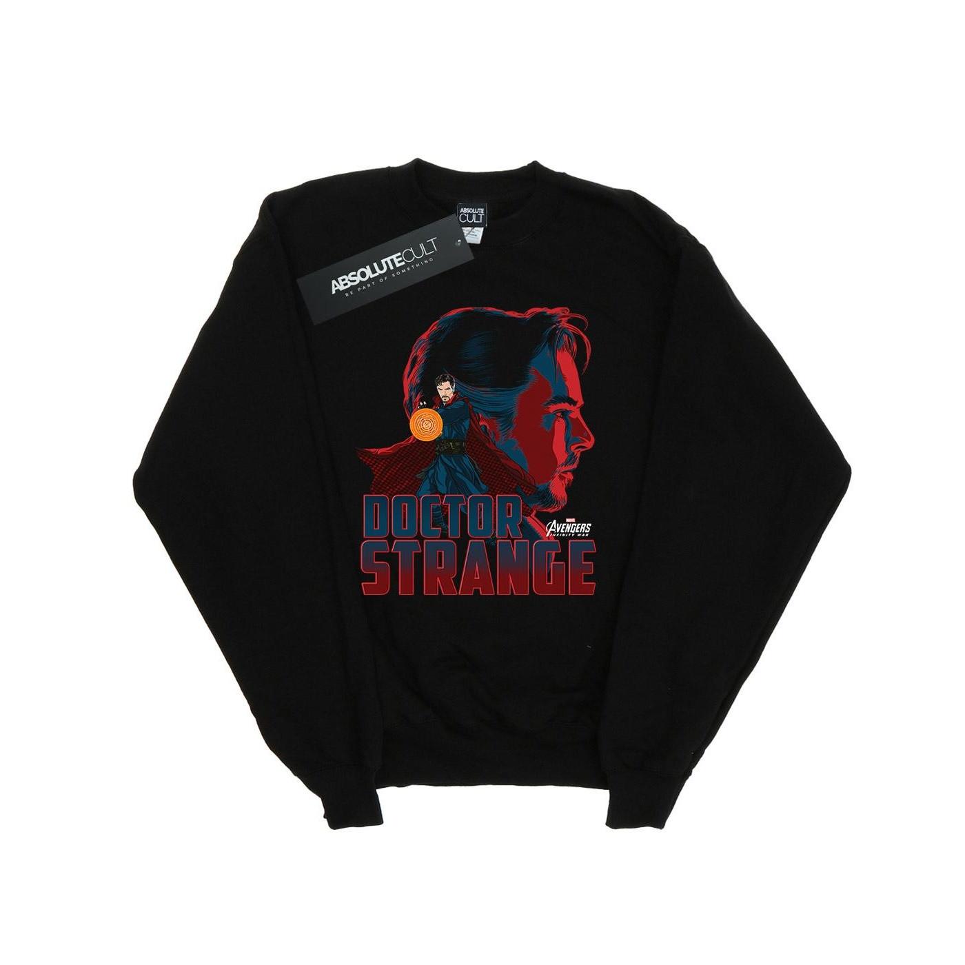 Image of Avengers Infinity War Doctor Strange Character Sweatshirt Jungen Schwarz 152-158