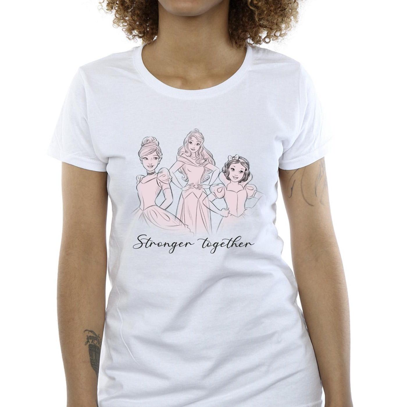 Disney  Tshirt PRINCESSES STRONGER TOGETHER 