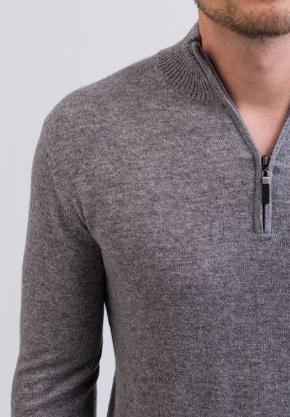 CASH-MERE.CH  Kaschmir Stehkragen Pullover 