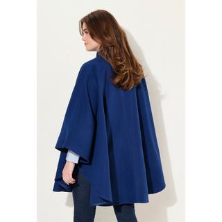 Ulla Popken  Cape col montant, patte de boutonnage et manches longues 