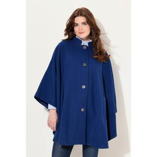 Ulla Popken  Cape col montant, patte de boutonnage et manches longues 