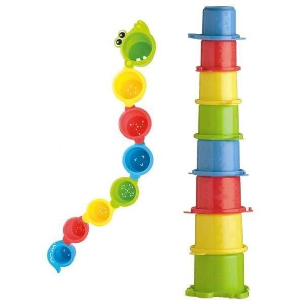 playgro  Stapelbecher Krokodil          multicolor 